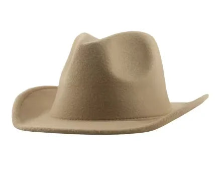 Fedoras Hats Boys Girls Small 52cm 54cm Felted Kids Hats Solid Camel Black Dress Formal Panama Women Hats