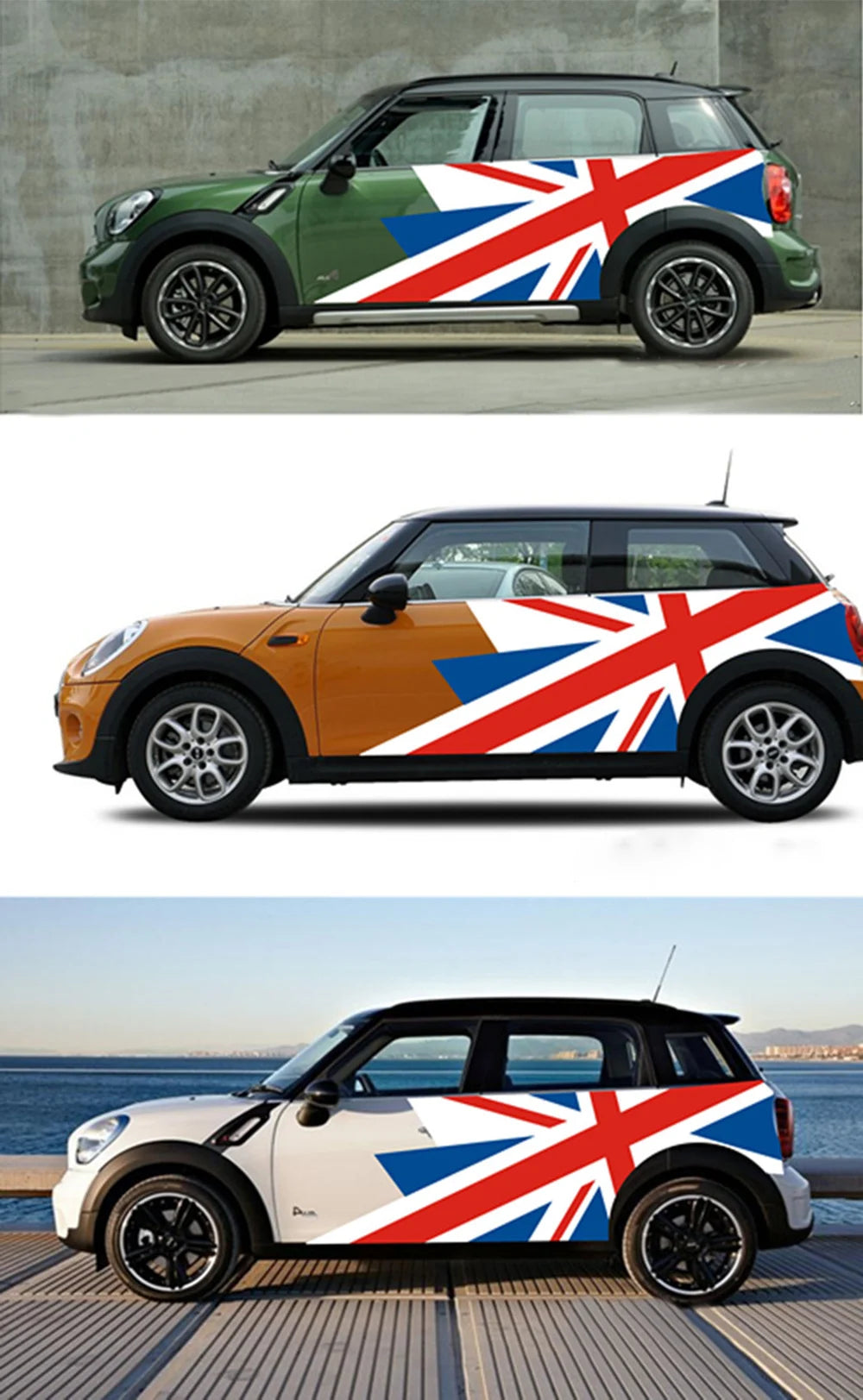 Car Exterior Door Side Body Stickers Decal For MINI Cooper Countryman R60 R55 R56 F55 F56 F60 Car Styling Accessories