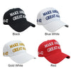 Donald Trump Cap Make America Great Again Trump Baseball Cap  Red White Adjustable Embroidered American USA Flag Cap