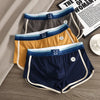 Antibacterial Big U Mesh Breathable Crotch Men's Panties 100% Cotton Trendy Underpants High Elastic Waist Boxers