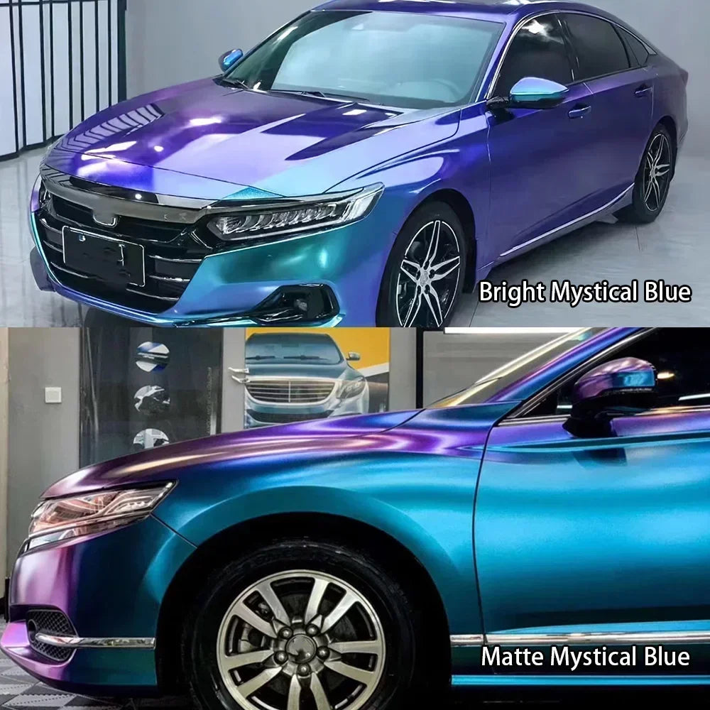 Motorcycle Stickers Glossy Matt Chameleon Vinyl Film Air Release Waterproof Sticker for Auto Motorcycle Tuning Accessories