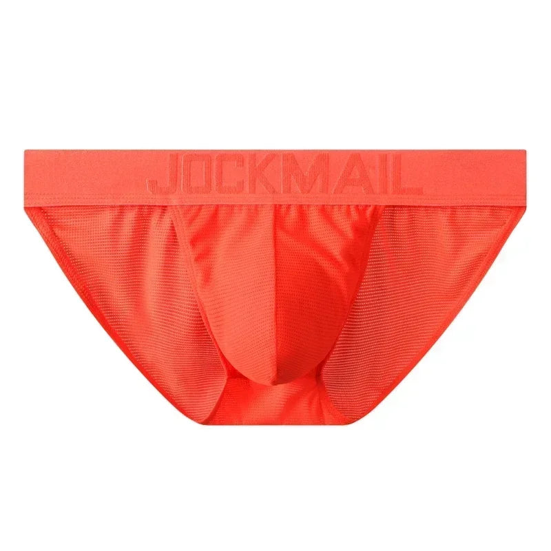 Sexy Man's Underwear Briefs Underpants Nylon Mesh Quick Dry Men's Briefs Bikini Slip Men's Tanga Briefs Nylon SPANDEX
