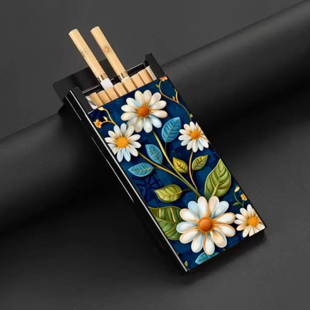 Cigarette Box Creative Personalized Cigarette Box Painted and Creative Picture Cigarette Box Beautiful Pattern