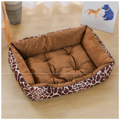 Bed for Dog Cat Pet Square Plush Kennel Medium Small Dog Sofa Bed Cushion Pet Calming