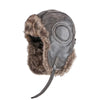 Hat Men Women's Pilot Aviator Bomber Trapper Hat Faux Fur Leather Snow Cap with Ear Flaps Pilot Winter Bomber Hat