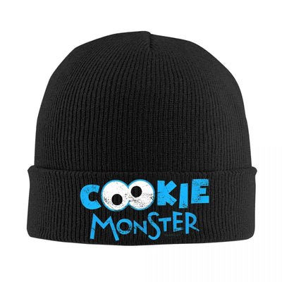 Cookie Monster Eyes Hat Autumn Winter Skullies Beanies Baggy Cute Funny Food Caps Men Women Knitted Hat