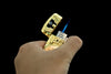 Gold Watch Windproof Jet Butane Lighter Torch Turbo Gas Inflatable Lighter Cigar Cigarette Accessories Men's Gift