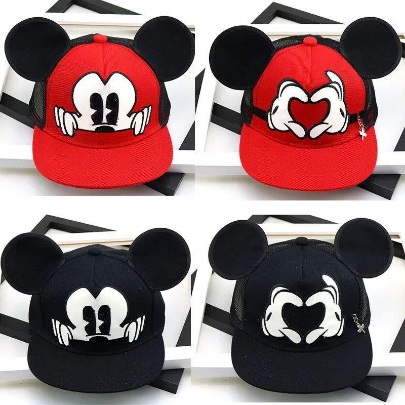 Mickey Cap Cartoon Lovely Baseball Cap For Kids Girls Boys Snapback Hat