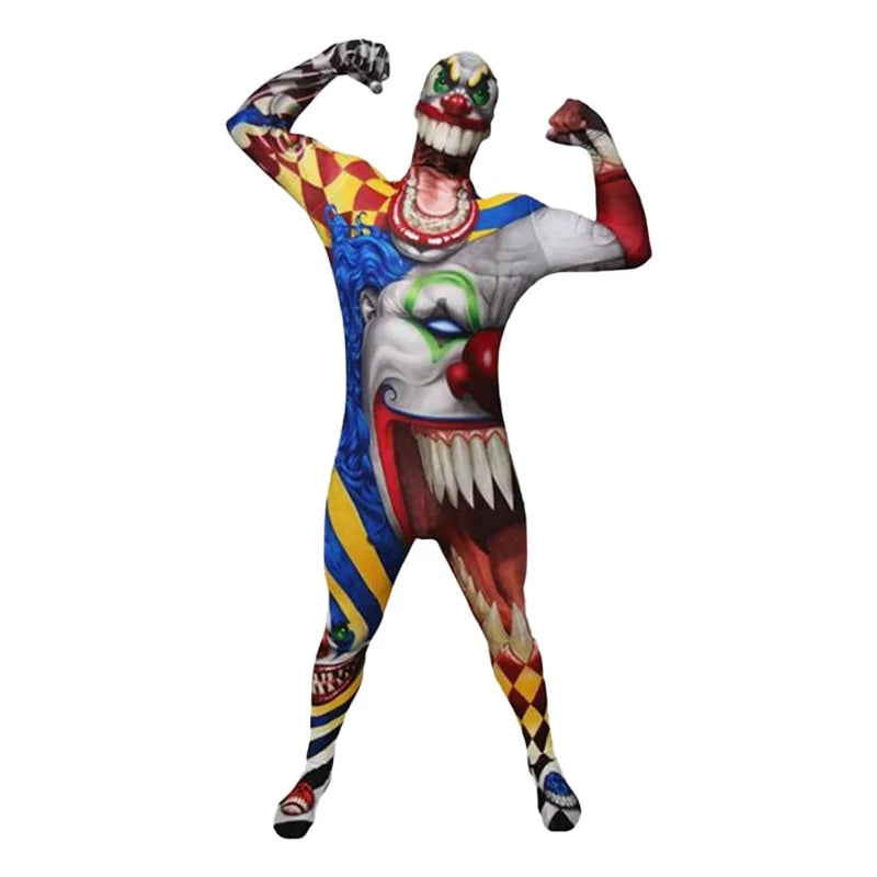Halloween Kids Zombie Jumpsuit Costume Outfit for Children's Ghost Festival & Stage Performance Spooky Party Dress