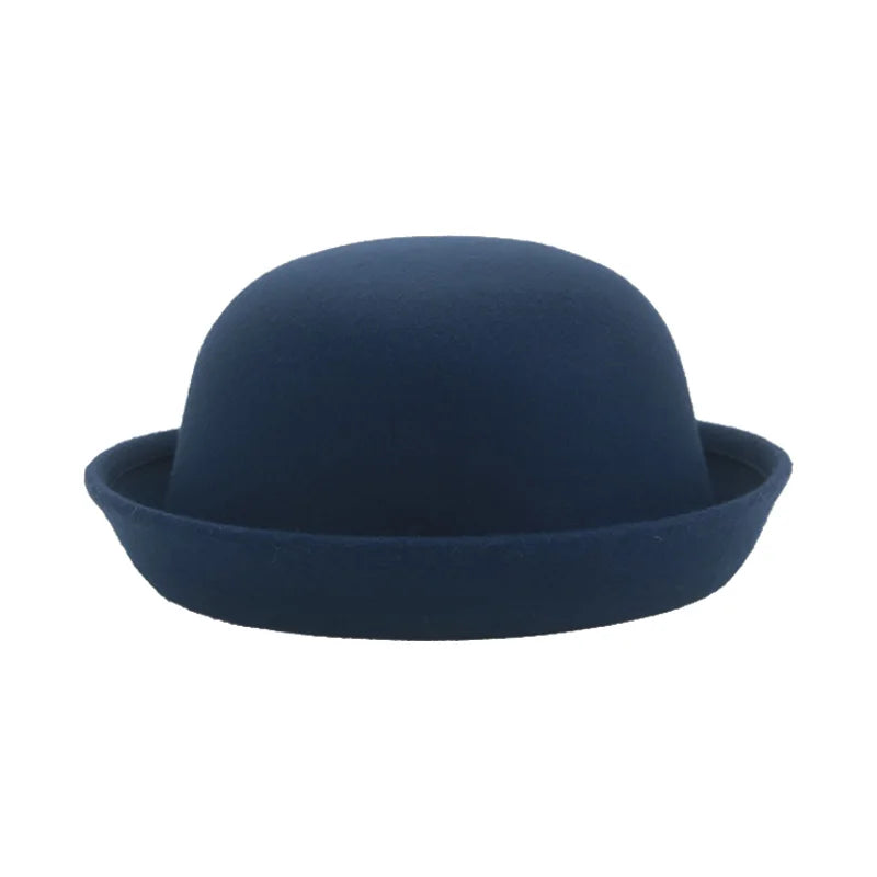 Fedoras Hats Boys Girls Small 52cm 54cm Felted Kids Hats Solid Camel Black Dress Formal Panama Women Hats