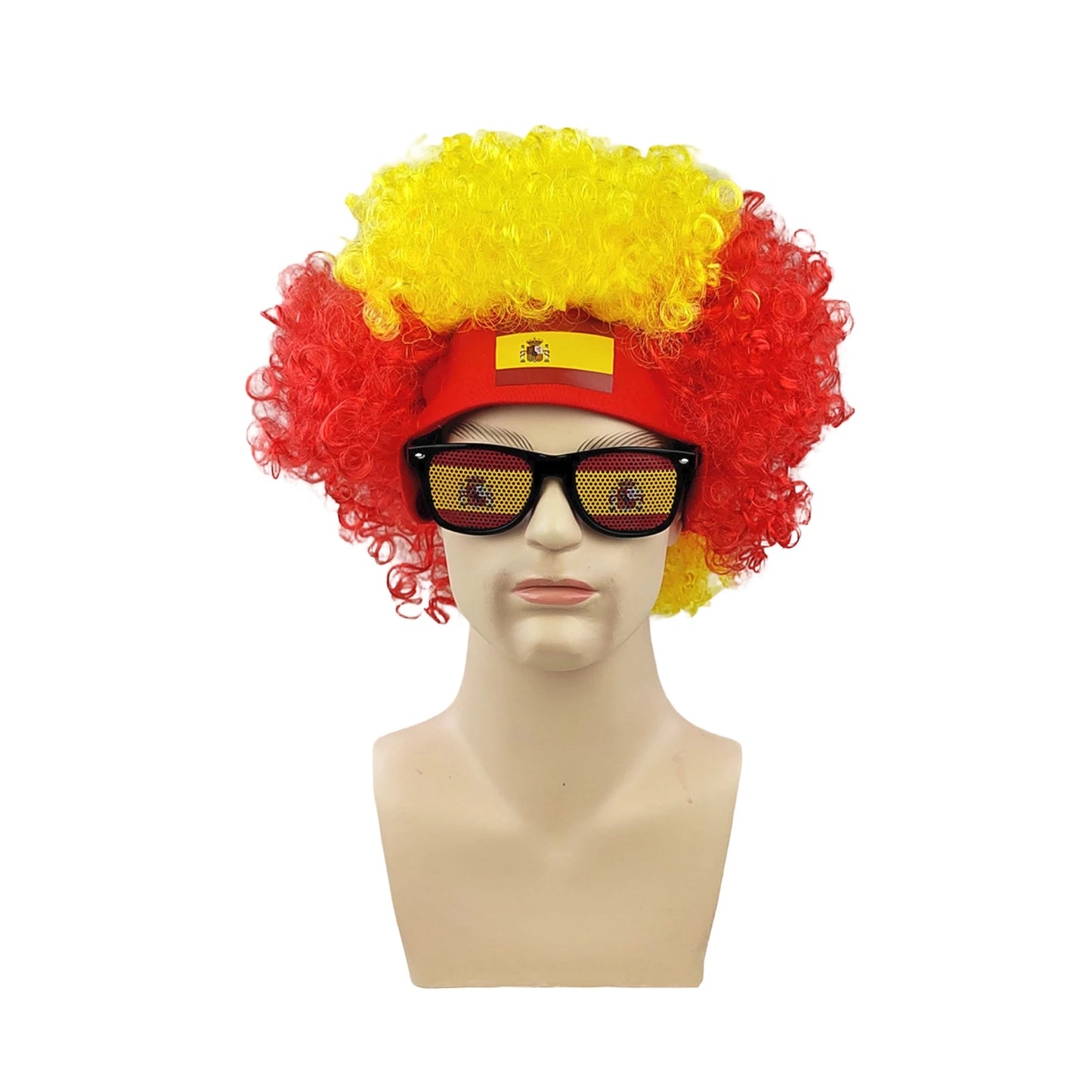 Football Fans Caps Costume Party Wig Decor Supplies Cosplay Headdress for Kids Adults, Perfect For Cheering The Game