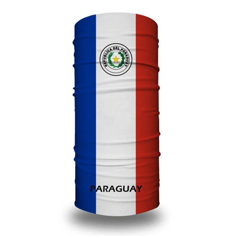 world mask Flag 20x45cm Football cup fans' seamless magic headscarf cycling windproof mask Banner Event Garlands decoration