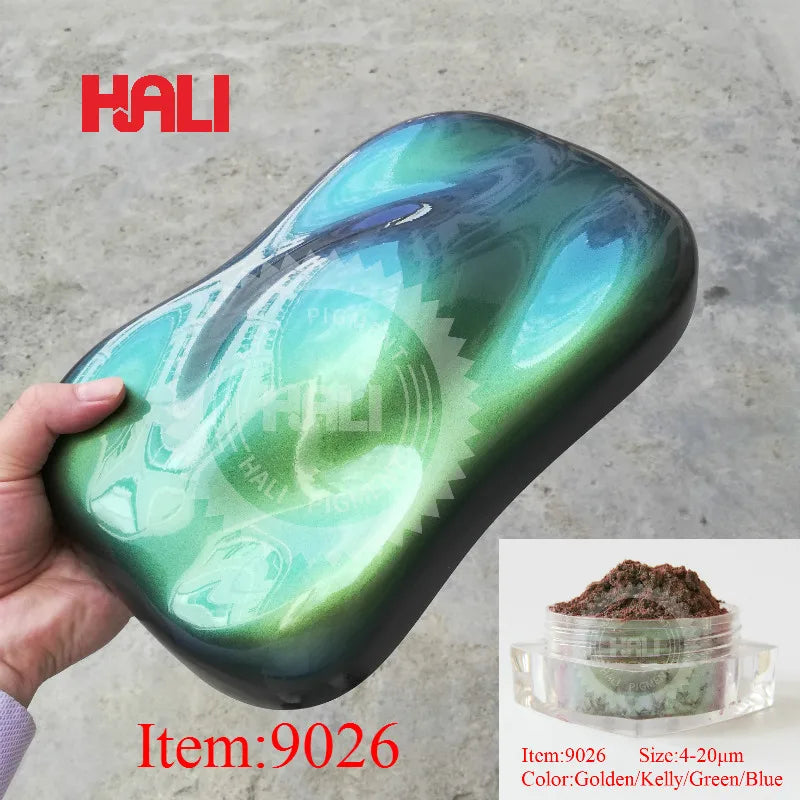 Chameleon pigment powder color shift mica pigment,color flip pigment item:4815 color:red/violet/blue