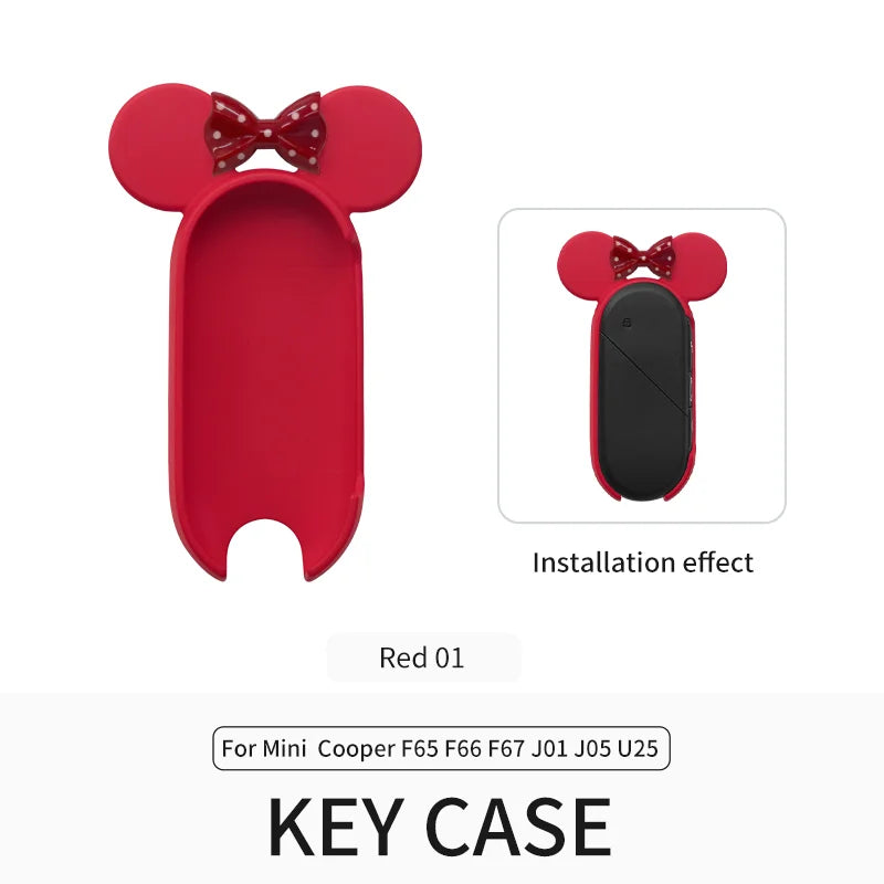 Car Key Case Protection Cover Shell For Mini Cooper S JCW F65 F66 F67 E/SE J01 Aceman J05 U25 Countryman Key Cover Accessories