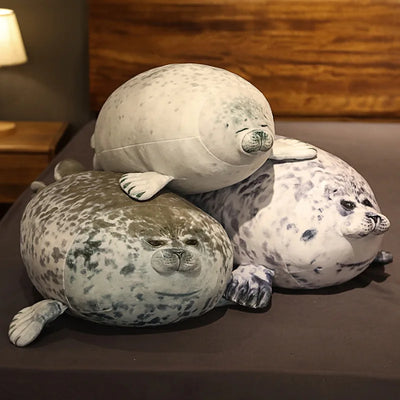 Plush Foca Gorda Seal Toy Stuffed Animal Foca Guatona Peluche Soft Doll Sleeping Pillow Cute Sea Lion Doll