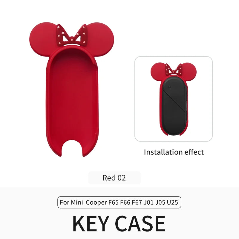 Car Key Case Protection Cover Shell For Mini Cooper S JCW F65 F66 F67 E/SE J01 Aceman J05 U25 Countryman Key Cover Accessories