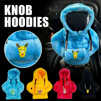 Hoodie Car Gear Shift Cover Fashion Gearshift Hoodie Gear Shift Knob Manual Handle Gear Sweatshirt