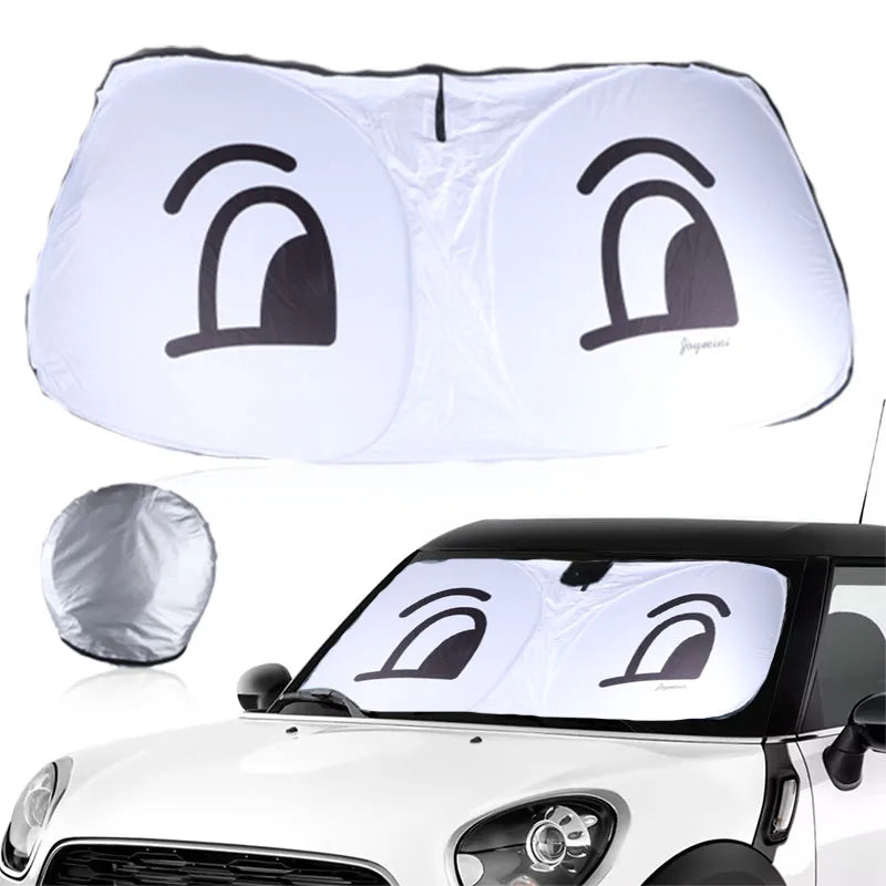 Car Windshield Sunshade Cover Blocks UV Ray Reflector For Mini Cooper One R50 R56 R60 F55 F56 R58 R59