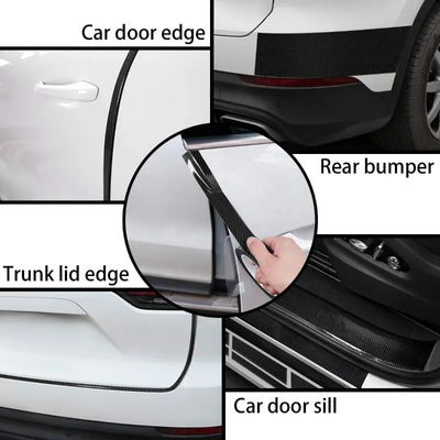 Nano Carbon Fiber Car Sticker Adhesive Tapes DIY Anti Scratch Stickers Waterproof Protection Film