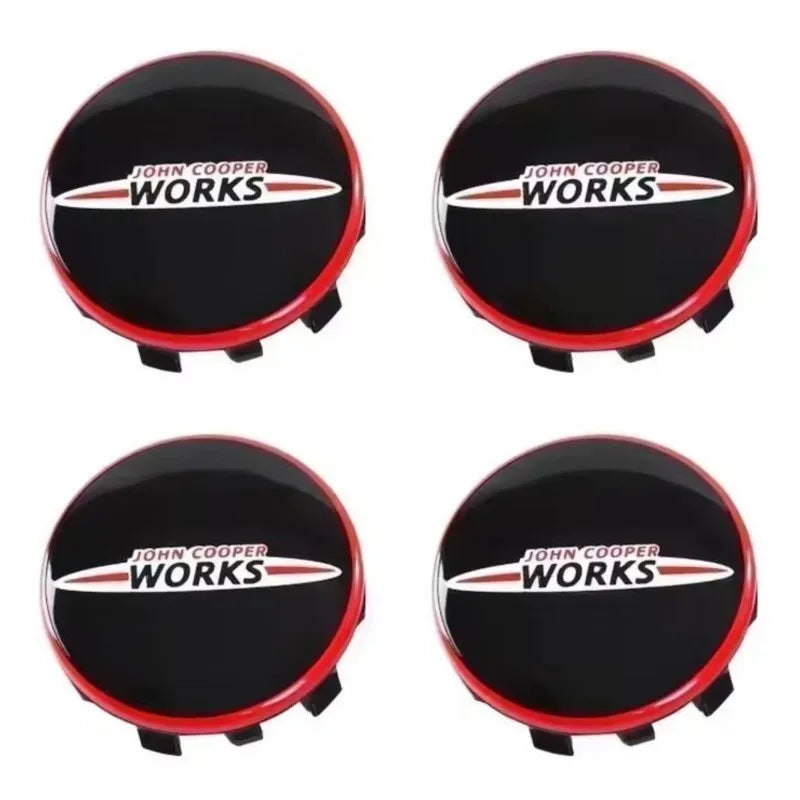 Car Styling Wheel Center Hup Caps Auto Tire Cover Exterior Decoration Accessories for MINI Coopers JCW F54 F55 F56 F60 4pcs 56MM