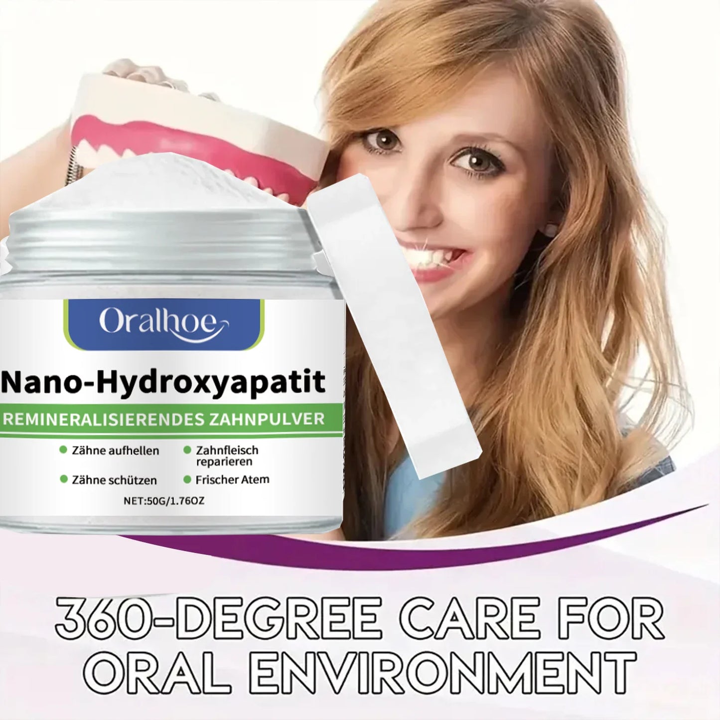 Whitening Tooth Powder: Enamel Repair, Deep Cleaning & Long-Lasting Fresh Breath