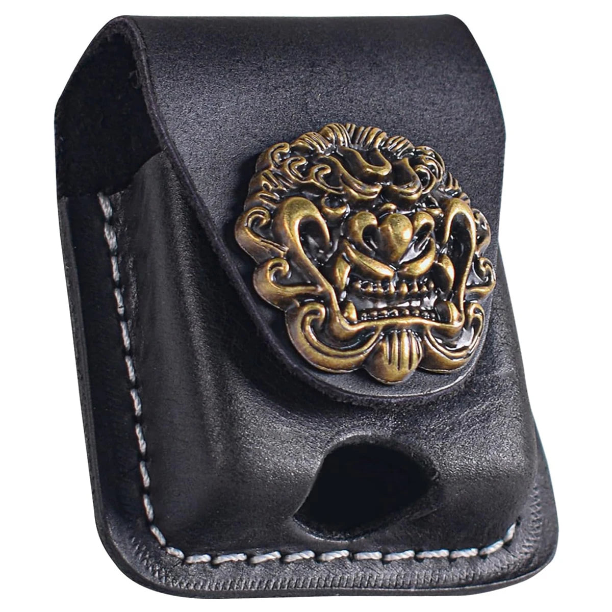 PU Leather Lighter Storage Case, Compact Outdoor Camping Hiking Accessory