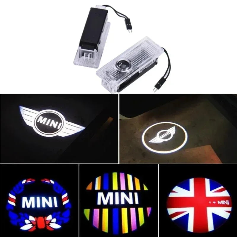 Car door projector welcome lamp automotive Led lamp for mini Cooper works f54 f55 f56 r56 r57