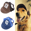 Dog Hat Baseball Cap Outdoor Sports Hat with Ear Holes Adjustable Pet Hat for Small and Medium Dog Large Dogs