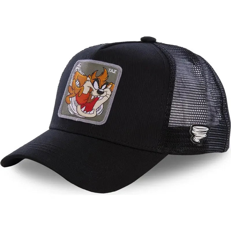 Anime Cartoon Cap High Quality Patch Draw Baseball Cap Men Trucker Hat