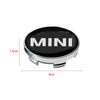 Car Wheel Center Hub Caps Stickers Badge Decals 4Pcs 56mm For MINI Cooper One S JCW R56 R55 R53 R60 F55 F56 R57 R59