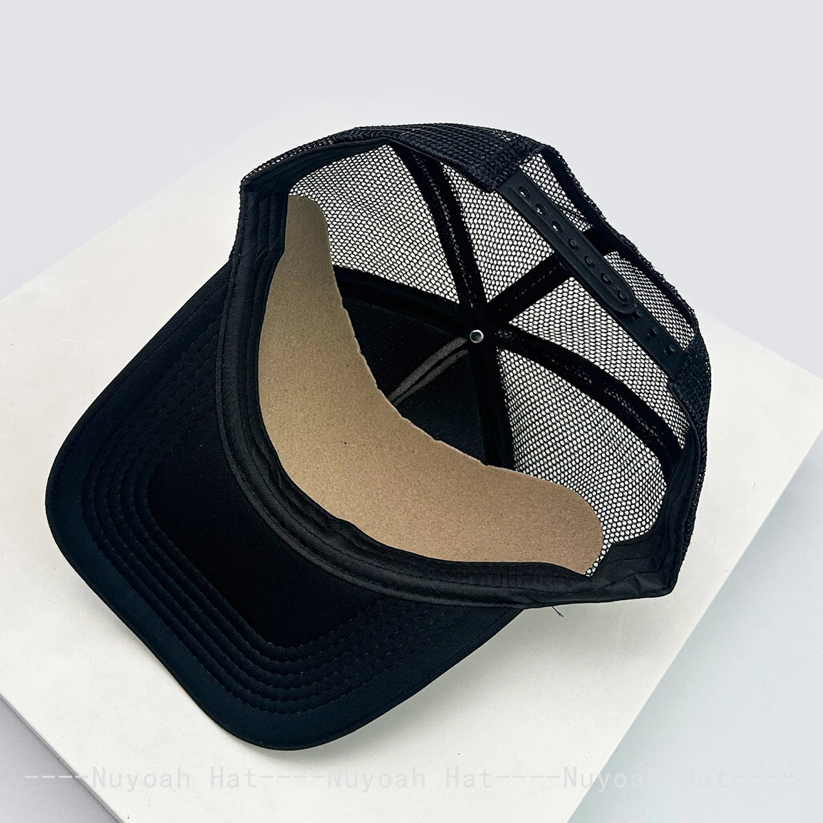 3D Printed Letter Smiling Face Baseball Hats Color Block Sunshade Hip Hop Breathable Trucker Caps Mesh