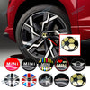 4Pcs 54mm Car Wheel Center Cover Rim Cover Badge Wheel Badge For Mini Cooper One S JCW Countryman R56 R50 R53 R55 R57 R60 F55