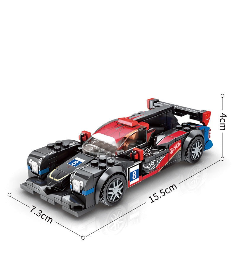 Supercar Racing Technique Moc Building Blocks Brick Vehicle Educational Toys