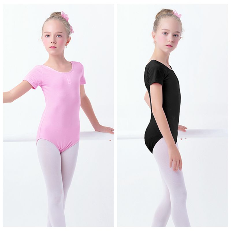 Gymnastics Leotard Ballet Leotards Clothes Dance Wear Bodysuits Black Dance Leotards Cotton Bodysuit for Dancing