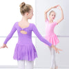 Ballet Dress Gymnastics Leotards for Girls Kids Short Sleeve Ballet Dancewear Chiffon Skirts Kids