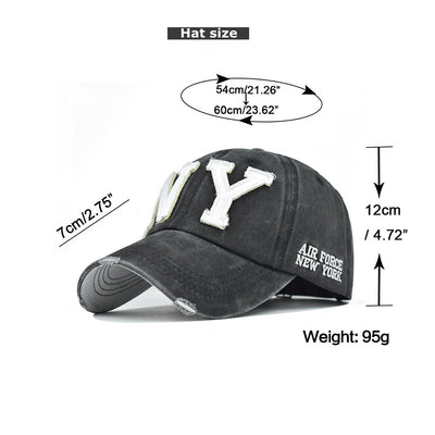 Snapback Hat Sun hat Spring Autumn baseball cap Sport cap NY letter Cap Hip Hop