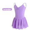 Ballet Dress Gymnastics Leotards for Girls Kids Short Sleeve Ballet Dancewear Chiffon Skirts Kids