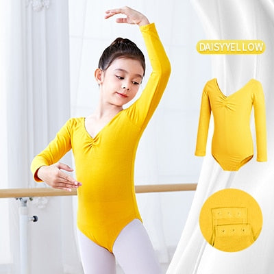 Gymnastics Leotard Ballet Leotards Clothes Dance Wear Bodysuits Black Dance Leotards Cotton Bodysuit for Dancing