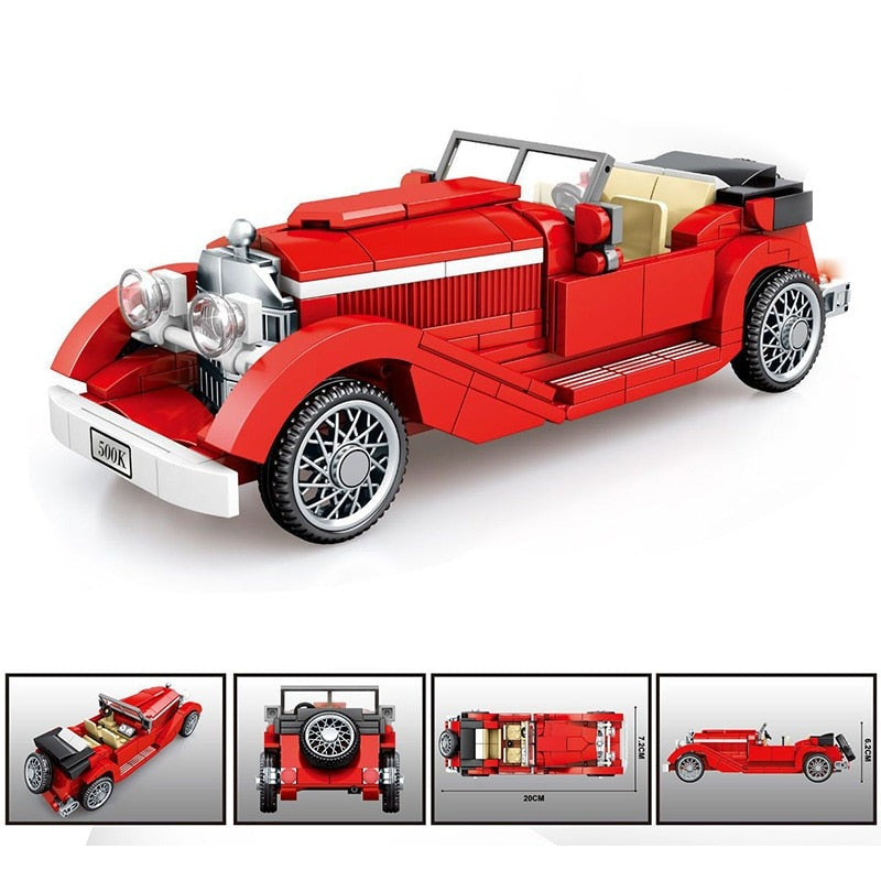 Supercar Racing Technique Moc Building Blocks Brick Vehicle Educational Toys