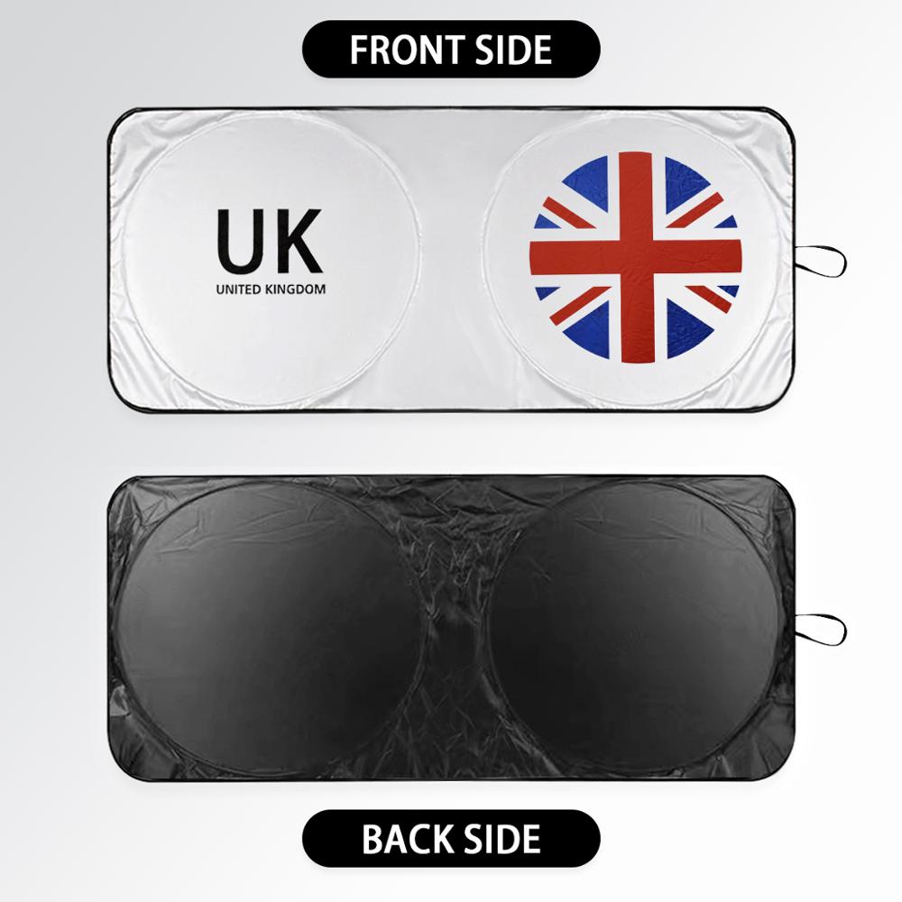 Car Sun Shade Cover Protect Windshield Sunshade UK Flag Logo For Mini Cooper