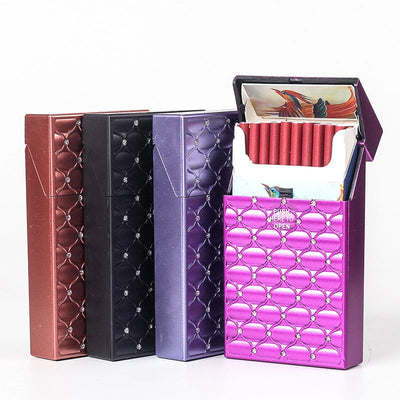 Long Slim Cigarette Case Cover For Thin Cigarettes Case Hard Plastic Tobacco Box