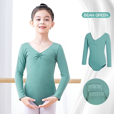 Gymnastics Leotard Ballet Leotards Clothes Dance Wear Bodysuits Black Dance Leotards Cotton Bodysuit for Dancing