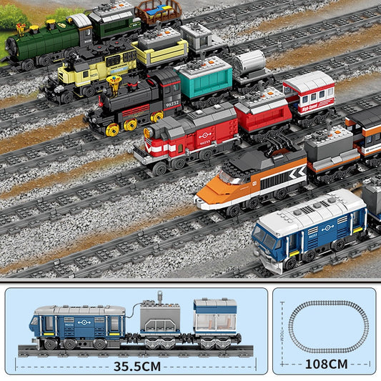 City Train Power Function Compatible All Brands high-tech Creative Building Blocks Bricks Tech Toys
