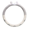 Car Steering Wheel Cover Universal Cartoon Mouse Plush Winter Summer Lovely Bowknot Cute Ears Car Interior Accessories