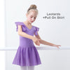 Ballet Dress Gymnastics Leotards for Girls Kids Short Sleeve Ballet Dancewear Chiffon Skirts Kids