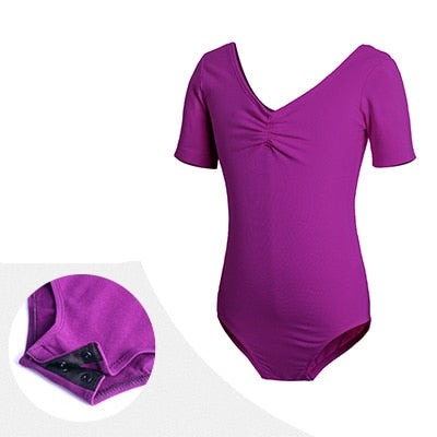 Gymnastics Leotard Ballet Leotards Clothes Dance Wear Bodysuits Black Dance Leotards Cotton Bodysuit for Dancing