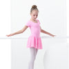 Ballet Dress Gymnastics Leotards for Girls Kids Short Sleeve Ballet Dancewear Chiffon Skirts Kids