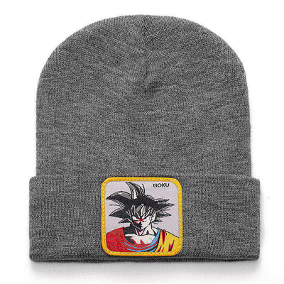 Anime Cartoon Beanie High Quality Cotton Beanies for Men Women Warm Knitted Winter Hat Fashion Solid Unisex Cap