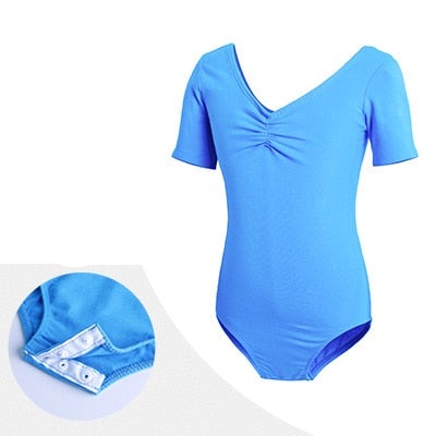 Gymnastics Leotard Ballet Leotards Clothes Dance Wear Bodysuits Black Dance Leotards Cotton Bodysuit for Dancing