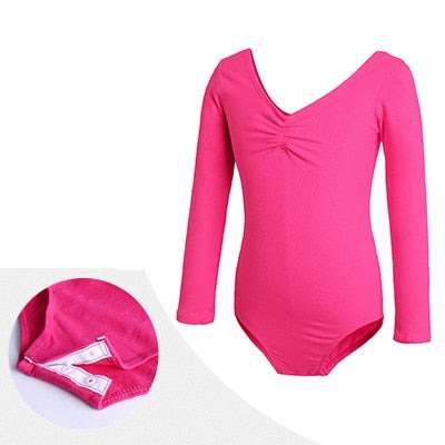 Gymnastics Leotard Ballet Leotards Clothes Dance Wear Bodysuits Black Dance Leotards Cotton Bodysuit for Dancing